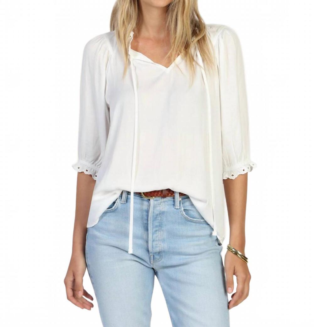 NEW DYLAN finley top in white